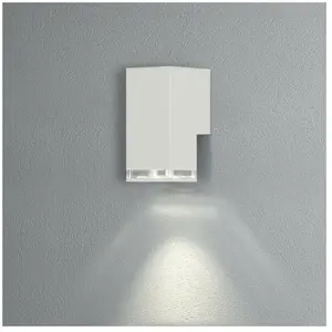 Comparateur de prix : Konstsmide Applique d’extérieur Pollux down 16,5 cm, blanche