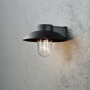 Mani Applique murale dôme classique d'extérieur noir mat Max Watt 1x 60, E27, IP44 - KonstsmideVendu parfnac
