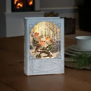 Comparateur de prix : Konstsmide Christmas Déco table LED Lanterne d’eau livre avec oiseaux