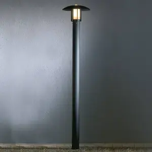 Comparateur de prix : Konstsmide Lampadaire d'extérieur Heimdal, hauteur 200 cm, noir