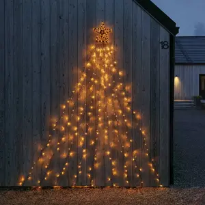 Konstsmide Christmas Rideau lumineux LED Triangle avec étoile pas cher