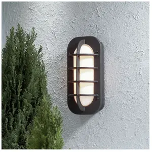 Loke Applique murale d'extérieur Classic Bulkhead noir mat, IP23 - KonstsmideVendu parkaufland