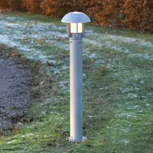Comparateur de prix : Konstsmide Borne lumineuse HEIMDAL en aluminium, gris argenté