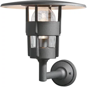 Freja Applique d'extérieur Lanterne classique noire mate, IP23 - KonstsmideVendu parreuter