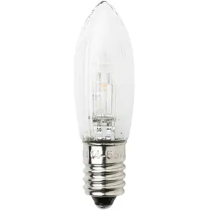 Konstsmide Christmas Pack de 3 lampes bougies E10 0,3W 14-55V LED pas cher