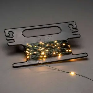 Comparateur de prix : Konstsmide Christmas Guirlande Gouttes verte enrouleur 300 lampes