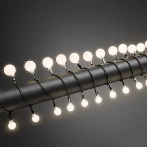 Comparateur de prix : Konstsmide Christmas Guirlande lum. LED Sphère blanc chaud 80 lampes
