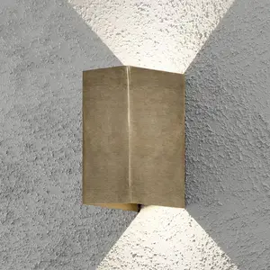 Comparateur de prix : Konstsmide Applique d'extérieur LED Cremona 8cm large, laiton