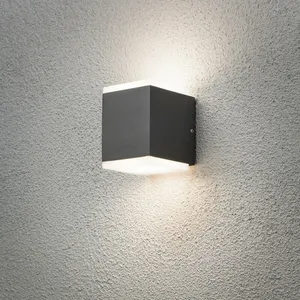 Monza Applique Murale Extérieure Moderne Up Down led Gris Foncé, IP54 ...Vendu parreuter
