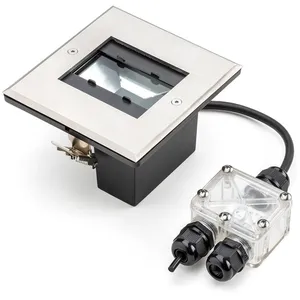 Konstsmide Lampe en acier inoxydable 304 Verre transparent pas cher