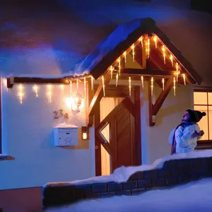 Konstsmide Christmas Rideau LED Glaçons avec 16 glaçons, blanc chaudVendu parkaufland
