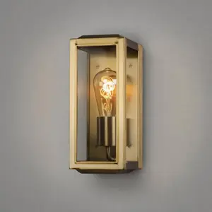 Comparateur de prix : Konstsmide Applique d'extérieur Carpi, laiton, largeur 12,5cm