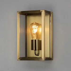 Comparateur de prix : Konstsmide Applique d'extérieur Carpi, laiton, largeur 18cm