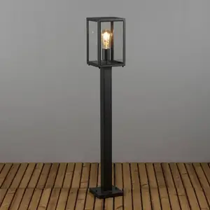 Comparateur de prix : Konstsmide Borne lumineuse Carpi, forme lanterne, noire