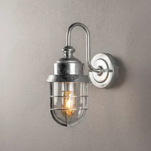 Comparateur de prix : Konstsmide Cerignola 7351-320 Applique E27 Acier Galvanisé/Verre Transparent