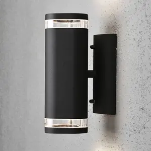 Comparateur de prix : KONSTSMIDE Applique murale Modena double Noir mat