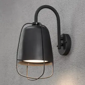 Comparateur de prix : Konstsmide - Perugia Applique murale d'extérieur moderne noire, IP44