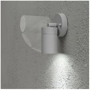 Comparateur de prix : Konstsmide - Modena Lampe d'extérieur moderne orientable grise, IP44