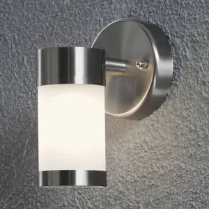 Comparateur de prix : Modena Down Light extérieur moderne en acier inoxydable dépoli, IP44 - Konstsmide