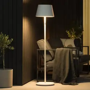 Comparateur de prix : Konstsmide Lampadaire LED Pomezia pour extérieur, USB, blanc