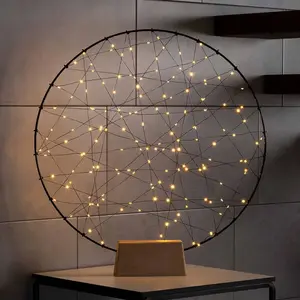 Konstsmide Christmas Lampe déco LED silhouette métal anneau intérieur