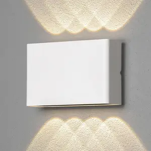 Comparateur de prix : Konstsmide Applique d'extérieur LED Chieri, 8 lampes, blanche