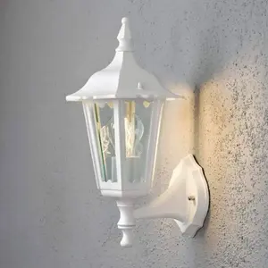Comparateur de prix : Konstsmide Applique d'extérieur Firenze, blanc, douille en haut, 36 cm