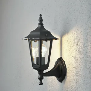 Comparateur de prix : Konstsmide Applique d'extérieur Firenze, noir, douille en haut, 36 cm