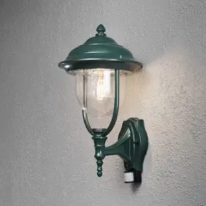 Comparateur de prix : Konstsmide Applique extérieur verte Parma détecteur mvt