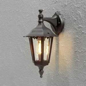 Comparateur de prix : Konstsmide Applique d'extérieur Firenze, noir, douille en bas, 36 cm