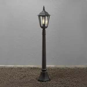 Comparateur de prix : Konstsmide - Firenze Borne d'extérieur Basic Pathway noir mat, IP43