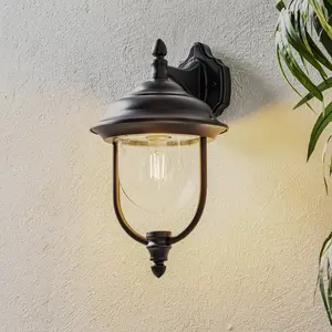 Comparateur de prix : Konstsmide Jolie applique d'extérieur PARMA inversée noire