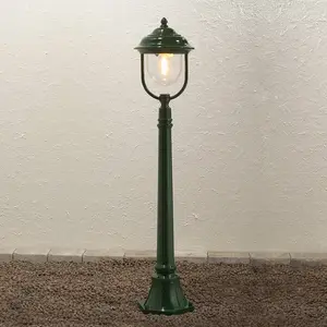 Comparateur de prix : Parma Borne extérieure moderne Pathway vert clair, IP43 - Konstsmide