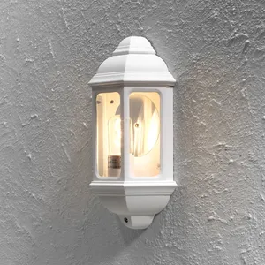 Cagliari Lanterne d'extérieur Simple Lanterne Blanc, IP43 - KonstsmideVendu parluminaire