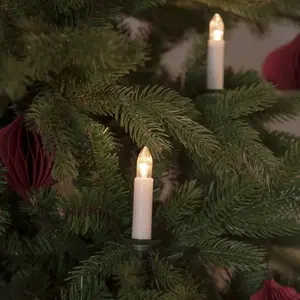 Comparateur de prix : Konstsmide Christmas Guirlande lumineuse LED Topbirnes IP20 amber 16-flamme