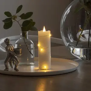 Comparateur de prix : Konstsmide Bougies sans flamme à piles - Lumière 3D - Bougie à flamme ...