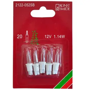 Konstsmide Christmas Pack de 5 lampes enfichables 1,14W 12V pas cher