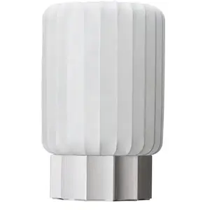 Pholc HALF METER-Lampe à poser Cocon/Aluminium avec variateur H50cm pas cher