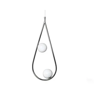 Pholc PEARLS-Suspension Métal/Verre 2 lumières Ø29cm pas cher