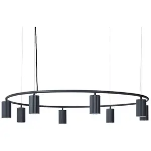 Pholc DONNA CIRCLE-Suspension 8 lumières Ø100cm pas cher