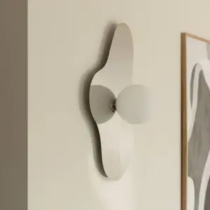 Applique murale Illusion de Globen Lighting, chrome, verre, 60 cmVendu parluminaire