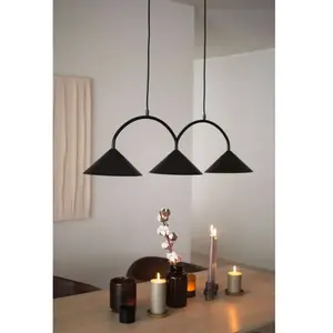 Curve 3 Suspension Black - Globen Lighting pas cher