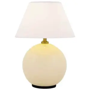 Iris 16 Portable Lampe de Table Cream - Globen Lighting pas cher