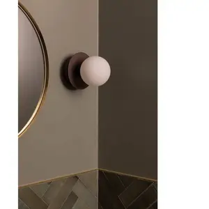 Globen Lighting plafonnier Art Déco, IP44, blanc/bronze pas cher
