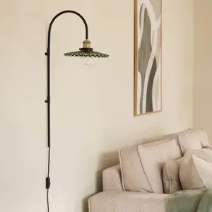 Applique murale Globen Lighting Cobbler 75, verte, verreVendu parluminaire