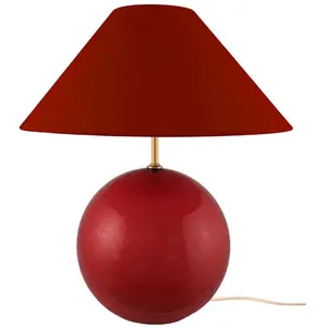 Iris 35 Lampe de Table Burgundy - Globen Lighting pas cher