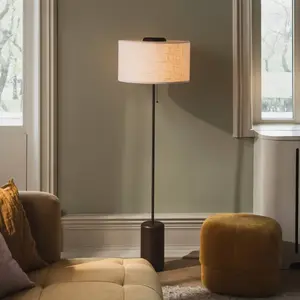 Globen Lighting Lampe sur pied Bosco, beige/marron, hauteur 144 cmVendu parluminaire