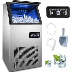 OEM Machine à Glaçons Commerciale 230W - 220V - 50kg/24H - Gris pas cher