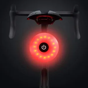 Feu arrière de vélo rechargeable LED USB étanche - GOTOSEEU - 5 modes ...Vendu parcdiscount