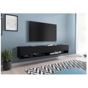 PIASKI Muebles Slavic - Meuble tv Lowboard a 180 cm, meuble tv avec éc... pas cher
